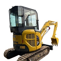 Excavatrice PC30-3 utilisée de KOMATSU PC30-3 PC30 avec la cabine Excavatrice d'occasion de KOMATSU en bon état