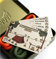 Kit de nouage de cartes de survie extérieur étanche