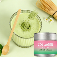 Matcha biologique de qualité cérémoniale à marque privée avec collagène pour femmes – Collagène Matcha