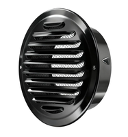Grille d'aération murale extérieure moderne en acier inoxydable SS304 durable, étanche, avec moustiquaire, pour entrepôt