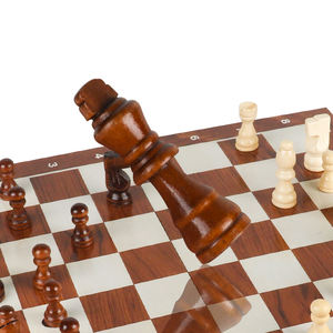 Jeux d'échecs en bois en gros d'usine comme jouets éducatifs pour enfants - Product Image 3