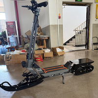 Moto de Nieve Eléctrica de Diseño Familiar Kangshi para Aventuras Invernales con Capacidad de Carga de 100 kg, 48 V, Bocina y Faro - Trineo para Exteriores