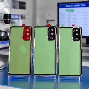 Cache arrière en verre pour Samsung Galaxy S20 FE, couvercle de batterie, boîtier, plusieurs couleurs, ajustement précis, pièces de rechange pour téléphone en gros - Product Image 3