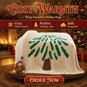 <span class=keywords><strong>Manta</strong></span> de poliéster con diseño de árbol de Navidad, suave y acogedora, para decoración navideña, lavable a máquina, para sofá, pedidos al por mayor - Product Image 2