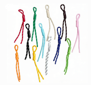 Porte-clés en macramé tressé en polyester fait main pour femmes - Breloques de sac en corde style bohème, plusieurs couleurs pour décorations de sacs à main - Product Image 1