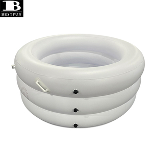 Piscine de naissance gonflable blanche en PVC épaissie avec poignées baignoire <span class=keywords><strong>d</strong></span>'accouchement à <span class=keywords><strong>eau</strong></span> ronde gonflable intérieure pour usage domestique ou clinique - Product Image 5