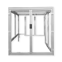 2023 nouvelle conception de cadre de fenêtre en aluminium prix Philippines Structure profilé en aluminium