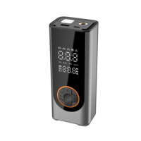 Compresseur d'air corporel en métal sans fil numérique avec gonfleur de pneu DC 12V pour balles de vélo Auto Stop Portable pompe à air Power Bank