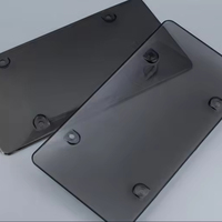 Ensembles de cadres de couverture de plaque d'immatriculation de voiture en plastique transparent de haute qualité US Standard
