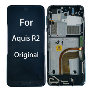 <span class=keywords><strong>Lcd</strong></span> תצוגת <span class=keywords><strong>lcd</strong></span> מקורי זכוכית מגע עם מסגרת עבור אקוקיס r2 חלקי חילוף טלפון שחור 6 חודשים אחריות - Product Image 1