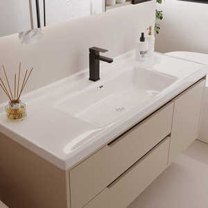 Armoire de salle de bain Vanité Gain de place Multifonctionnel Master Led Mirror Comptoir Lavabo Salle de bain Armoire de rangement - Product Image 3