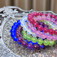 Bracelet rubis de pierre précieuse étoile à Six-Awn de luxe haut de gamme nouveau certificat faisant autorité testant la dureté 9 Mohs Bracelets perlés fins