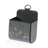Boîte de rangement pour aérateur de voiture avec diamants, support de téléphone multifonctionnel