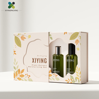 Boîtes d'emballage personnalisées en carton pour ensembles de soins de la peau, impression de logo, boîte coulissante type avion, style personnalisé, sérigraphie