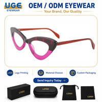 Gafas de Sol de Ojo de Gato con Marco Pequeño para Mujer, Diseño Delicado y Moderno de Estilo Europeo Americano, Monturas Modernas, Gafas Ópticas