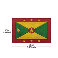Patch brodé drapeau américain prêt à être expédié, badge moral pour sacs à dos tactiques, sacs d'assaut, chapeaux