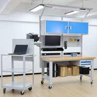 Mesa de Trabajo ESD para Producción de Ensamblaje de PCB, Diseñada para Uso Industrial a Largo Plazo, Construcción Duradera, OEM