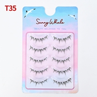 Faux cils synthétiques en grappe, cils effilés, tiges transparentes, racines éthérées en forme de pétales pour un look naturel de mariée