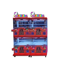 Mini machine à griffes de poupée personnalisée à double grue de marque Lefu 150W 110/220V pour 4 personnes pour parcs à thème et musées