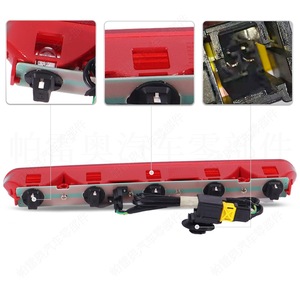 Luz de Freno Trasera LED de Repuesto para Citroen C4L 2012-2017, Tercera Luz de Freno, Luz de Parada Superior, Roja, ABS - Product Image 3
