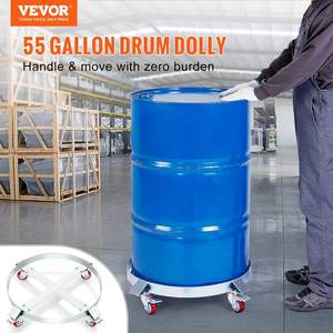 DB Wholesale 55 galones Heavy Duty Drum Dolly 1000lbs Capacidad de carga Camión de mano Barril sin vuelco Dolly Cart 1000lbs Capacidad de carga - Product Image 2