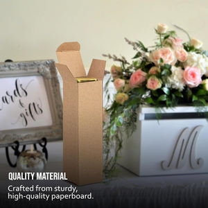 Scatola regalo in cartone Kraft con stampa personalizzata <span class=keywords><strong>2</strong></span> "X <span class=keywords><strong>2</strong></span>" X 7 "-scatole regalo con coperchi - Product Image 3