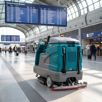 8 °   Nettoyeur de sols autoporté GIYO X12 avec capacité de montée, rampe de chargement adaptée, nettoyeur industriel