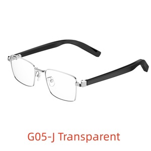 Smart <b>Bluetooth</b> Glasses G05 Plastic Titanium Frame 33g With <b>Microphone</b> For Phone Call Blue Light UV Protection - Product Image 4