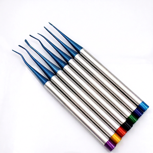 ชุดเครื่องมือถอนรากฟัน PDL 7 ชิ้น ทำจากสแตนเลส ปลายมีสีรหัสระบุ  รับผลิตตามสั่ง ขายส่ง - Product Image 1