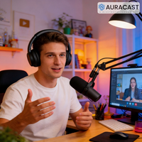 Casque audio supra-auriculaire BH682G Auracast BT, Bluetooth 6.0, diffusion multi-appareils LE Audio, latence ultra-faible, autonomie de 35 heures, idéal pour les musées et les diffusions