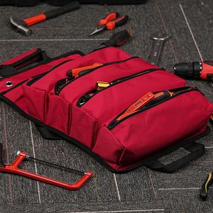 4 Zipper Pockets Waterproof Canvas Roll up Portable Tool Bag for Mechanic Electrician Multifunctional Storage Bag - Product Image 4