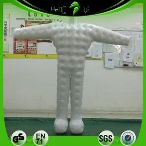 Custom Inflatable White Clothes Or PVC Material Suit Model For Sales