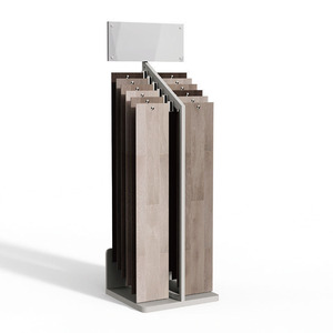 Tùy Chỉnh Treo Dài Gỗ Cứng Mẫu Hiển Thị Đứng Kim Loại Sàn Vinyl Hiển Thị Đứng Cho Sàn Cửa Hàng - Product Image 6