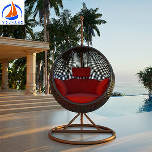 <span class=keywords><strong>Taburetes</strong></span> de Bar de ratán de aluminio Columpios de patio Silla Cestas tejidas de metal Colgante Niños Bambú Azul <span class=keywords><strong>Ratan</strong></span> Columpio - Product Image 6