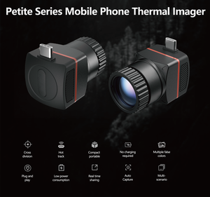 यूएसबी इन्फ्रारेड थर्मल इमेजिंग कैमरा 640x512 रिज़ॉल्यूशन 25hz नया मोबाइल फोन रात दृष्टि उपकरण - Product Image 2