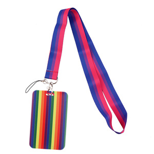 Wowei Cầu Vồng Loạt Điện Thoại Di Động Dây Đeo In Ấn 2 Bên Tên Chủ Thẻ Dây Buộc Thẻ Bìa Dây Buộc Với Logo Tùy Chỉnh - Product Image 4