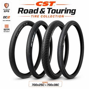 <span class=keywords><strong>Pneu</strong></span> de vélo de <span class=keywords><strong>route</strong></span> CST 700C 700x25 28 32 35 38C Anti-crevaison EPS Double Composé 60TPI Haute Vitesse pour Vélo de Ville et Tourisme, Type Clincher - Product Image 1