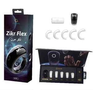 Anillo Contador de Zikr SQ976 con Recordatorio de Azan por Vibración, Colorido, Caja de Regalo Musulmana, Anillos Tasbeeh - Product Image 4