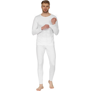 Camicia e <span class=keywords><strong>collant</strong></span> da <span class=keywords><strong>uomo</strong></span> intimo termico a maniche lunghe in pile invernale da <span class=keywords><strong>uomo</strong></span> - Product Image 2