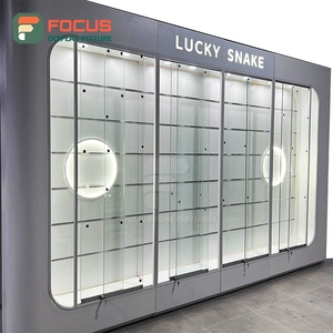 ตู้โชว์บุหรี่แบบกระจกพร้อมกุญแจล็อค ชั้นวางหลายชั้น ปลอดภัย - Product Image 6