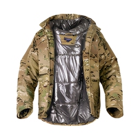 Veste d'hiver tactique pour homme en coton camouflage coupe-vent et imperméable avec capuche, personnalisable ISO