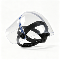 Casque de sécurité M1010 entièrement fermé avec écran facial de protection, compatible avec un support de masque anti-impact et anti-éclaboussures