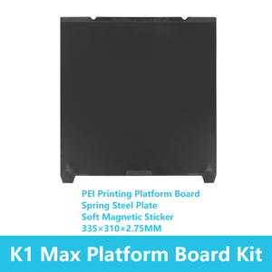 New CEALITY K1 Max PEI Sheet 330x310mm Magnetic Flexible Spring Steel Heated Bed <b>Sticker</b> 3D <b>Printer</b> Build Plate 1 Year Warranty - Product Image 6