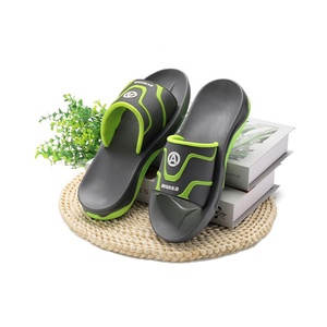 Sandales à glissière personnalisées Henghao Support en vrac d'usine Logo personnalisé Semelle en PU Support léger antidérapant Pantoufle de commande en gros OEM - Product Image 6