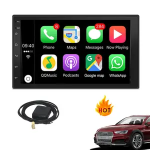 2024 di tendenza 7 pollici Touch Screen WiFi navigazione GPS con Carplay doppio 2 Din avto autoradio Stereo lettore Android para auto