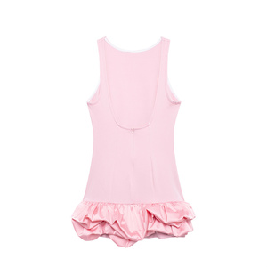 ताप और ज़ा महिलाओं के कपड़े 2024 गर्मियों में नए 11 रंग पुराने पुराने पुराने रफल्स फैशनेबल फ्लुफी एपिंग जम्पसूट पोशाक - Product Image 3