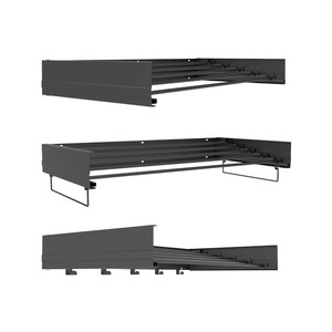 Hộ gia đình treo tường ráp quần áo khô Giá móc có thể thu vào không gian tiết kiệm có thể gập lại giặt khô giá - Product Image 1