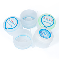 Precio Directo de Fábrica, Tapa de 5 Galones con Plástico Azul y Blanco Libre de BPA, 55MM, para Agua Mineral, Etiqueta Personalizada