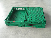 Caisse pliable pour fruits et légumes 600*400*140 MM Panier en maille PP pliable et empilable Conteneur