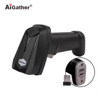 Escáner de código de barras USB inalámbrico 2D AiGather de mano BT, compatible con QR/Data Matrix para IOS/ Android, a la venta, a la venta